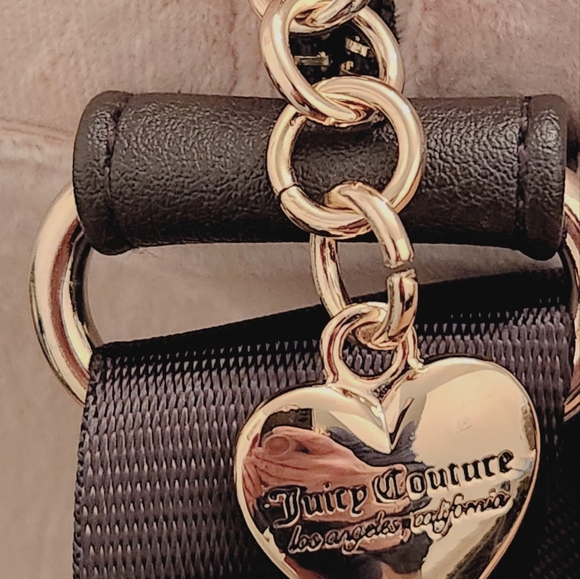 Juicy Couture Dome Weekender Travel Bag Tote Bag NWT pink and brown - Picture 10 of 10